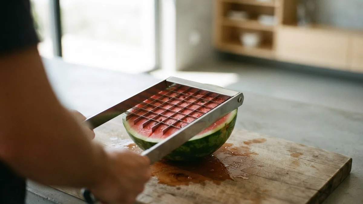 The Genius Kitchen Hack That Changes How You Cut Watermelon