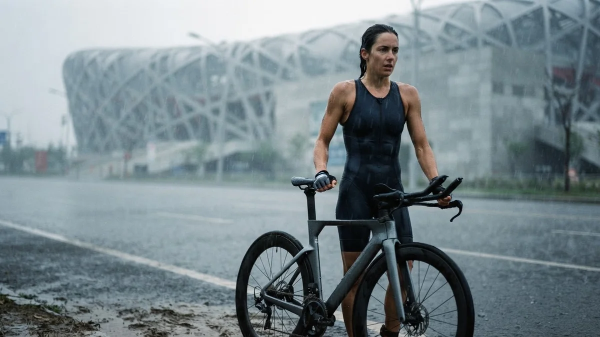 Le triathlète israélien Shachar Sagiv abandonne à la Coupe du monde de Pékin