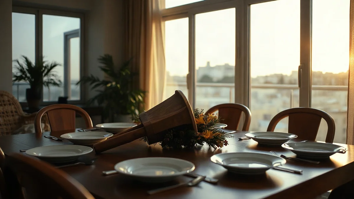 Une dispute politique lors d'un diner de fete mene au divorce en Israel