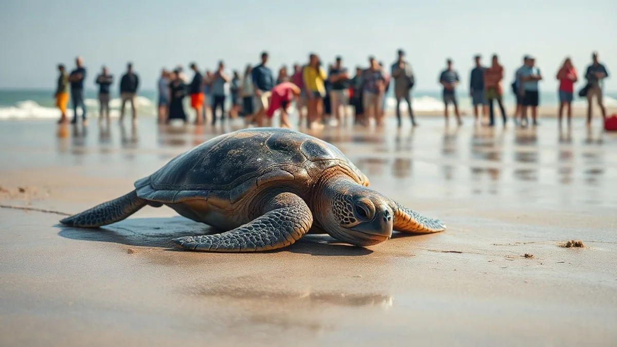 Sauvée des filets, la tortue marine Sela retrouve sa liberté en Méditerranée