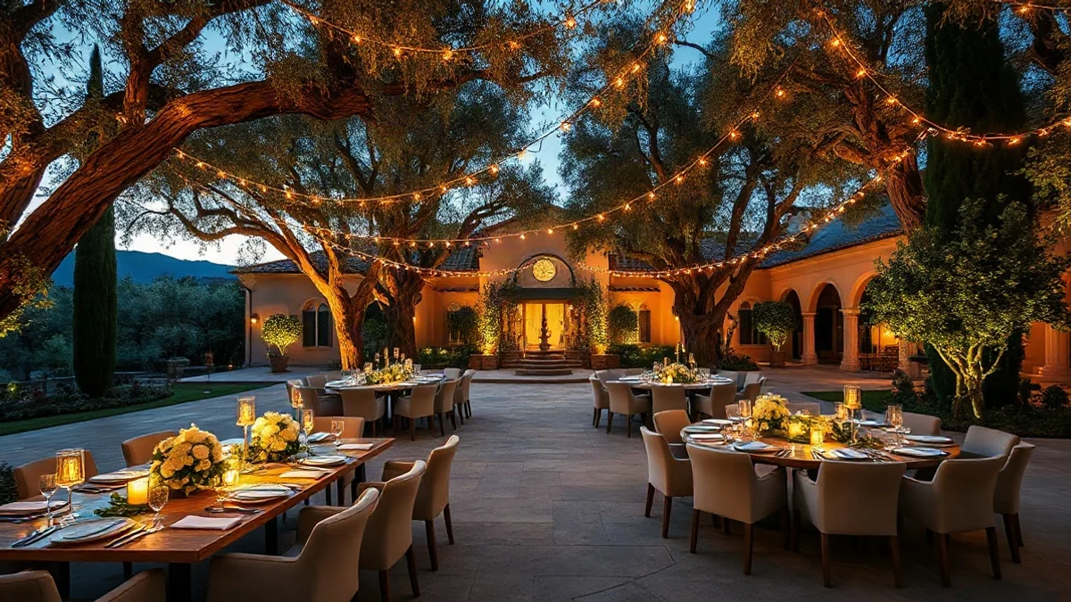 Amos Luzon Transforms Backyard Into Luxury Venue for Grandson's Celebration