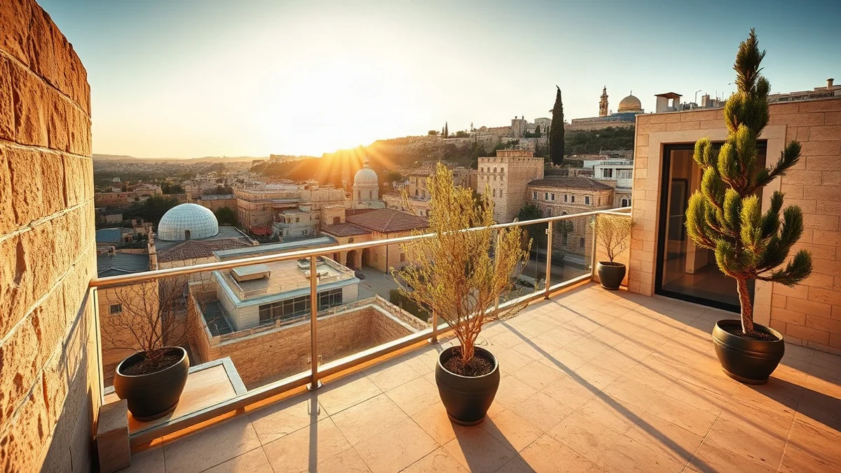 Jerusalem Court Rules on Penthouse Rooftop Dispute and Commercial Bans
