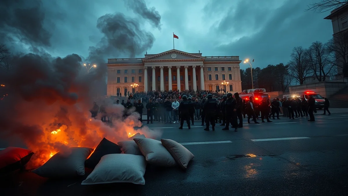 Protesters Clash With Police in Tirana as Albanian Tensions Escalate