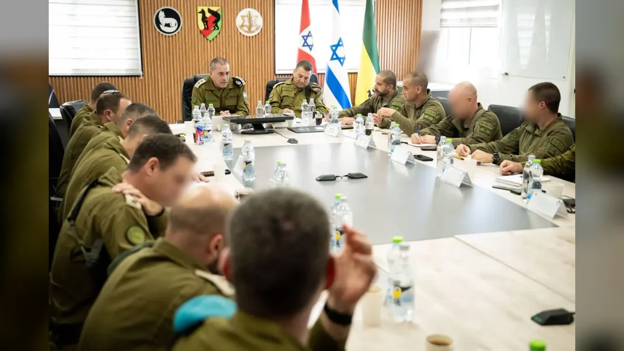 IDF Chief of Staff Inspects Gaza Division Exercise and Readiness