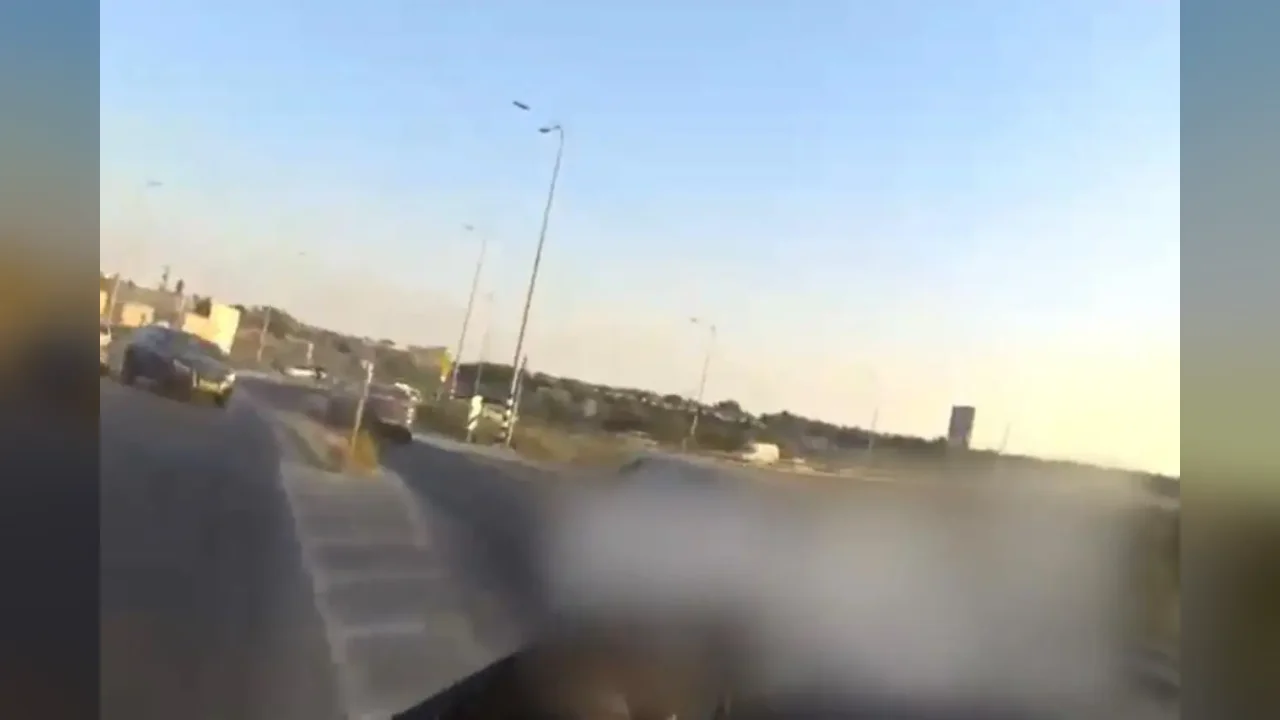 Driving against the flow and shooting at tires: A dramatic chase after a suspicious vehicle near Shfaram