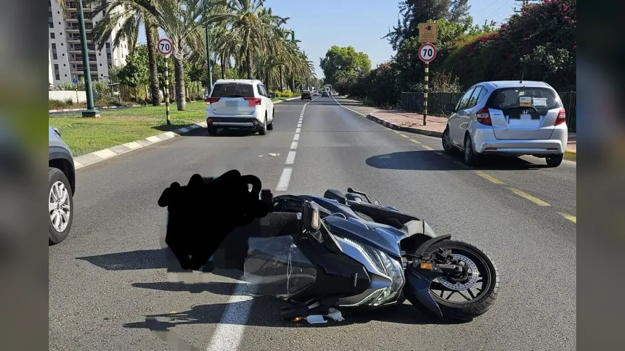 Givatayim Leads Israel in Motorcycle Accident Injury Rates, Data Shows