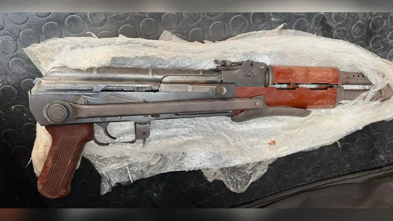 Nazareth: Kalashnikov rifle found buried in a flowerbed in a house courtyard