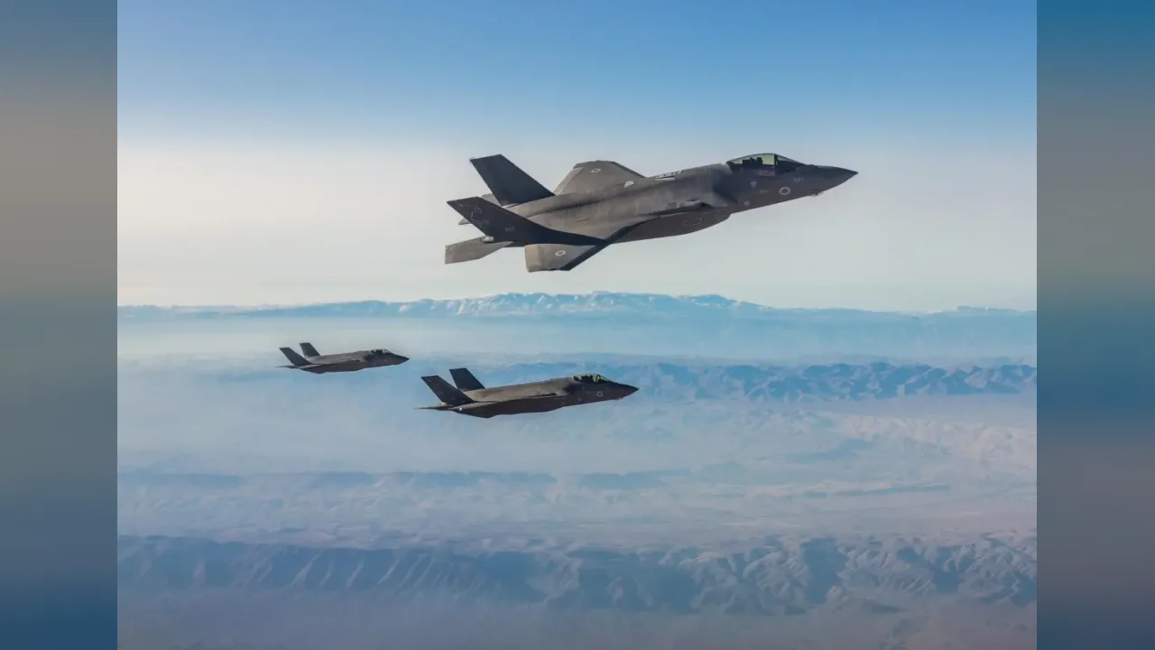 Israeli Fighter Jets Conduct Night Drills Over Syria Amid Iran Tensions