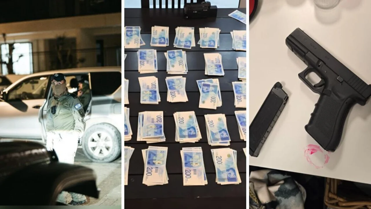 Néguev : vaste saisie d'armes et d'argent liquide par la police
